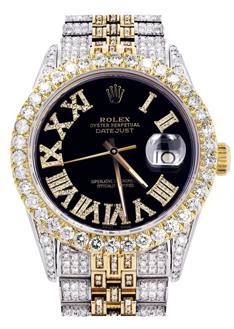 herrenuhren rolex iced out|rolex iced out diamond bracelet.